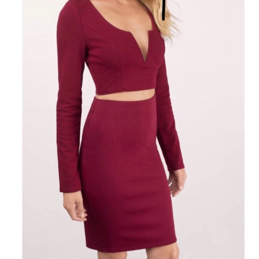 Tobi Two Piece Crop Top and Skirt Set